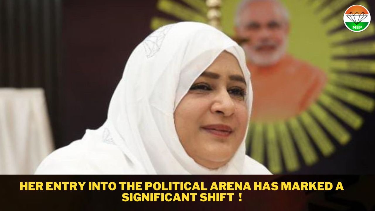 Dr. Nowhera Shaik’s emergence challenges established leader Asaduddin Owaisi, bringing a new dynamic to Telangana politics- Her entry into the political arena has marked a significant shift in the traditional landscape of Telangana politics